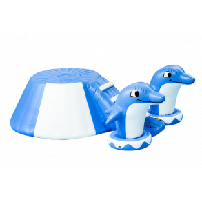 Liten ö med rutschbana - Delfin